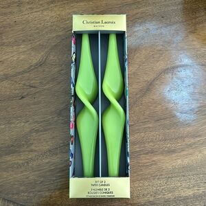 Christian Lacroix - Brand new, with tags set of two tapered candles